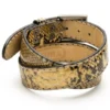 Cinturón Moda Cowboy Sendra Piel De Pitón Amarillento