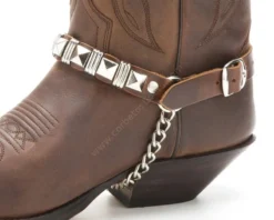 Arneses Rockeros Sendra Cuero Marrón Con Tachuelas Estilo Heavy 10 Arneses Rockeros Sendra Cuero Marrón Con Tachuelas Estilo Heavy -Moda Complementos Tienda 49 31 Marron E3