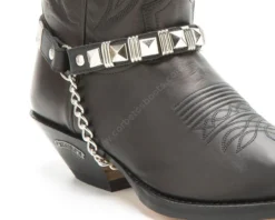 Arneses Rockeros Sendra Cuero Negro Con Tachuelas Estilo Heavy 11 Arneses Rockeros Sendra Cuero Negro Con Tachuelas Estilo Heavy -Moda Complementos Tienda 49 31 Negro E1