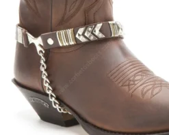 Arnés Decorativo Marrón Estilo Country Sendra Con Flechas Simétricas -Moda Complementos Tienda 49 48 Marron E1