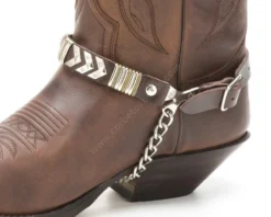Arnés Decorativo Marrón Estilo Country Sendra Con Flechas Simétricas -Moda Complementos Tienda 49 48 Marron E3