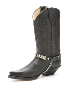 Arnés Decorativo Negro Estilo Country Sendra Con Flechas Simétricas 11 Arnés Decorativo Negro Estilo Country Sendra Con Flechas Simétricas -Moda Complementos Tienda 49 48 Negro EN3