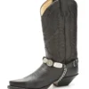 Arneses Negros Sendra Para Bota Vaquera Con Matrícula Texas Y Concho Estrella Ranger