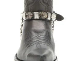 Arneses Sendra Negros Con Chapas Armada Americana Para Bota Cowboy -Moda Complementos Tienda 49 54 Negro E2