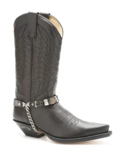 Arneses Sendra Negros Con Chapas Armada Americana Para Bota Cowboy -Moda Complementos Tienda 49 54 Negro EN1