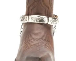 Arneses Para Bota Vaquera Cuero Marrón Con Chapa águila En Relieve Sendra -Moda Complementos Tienda 49 68 Marron E2