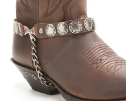 Arneses Marrones Para Botas Sendra Con Chapa Estrella Envejecida 10 Arneses Marrones Para Botas Sendra Con Chapa Estrella Envejecida -Moda Complementos Tienda 49 81 Marron E1