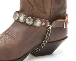 Arneses Marrones Para Botas Sendra Con Chapa Estrella Envejecida 9 Arneses Marrones Para Botas Sendra Con Chapa Estrella Envejecida -Moda Complementos Tienda 49 81 Marron E3