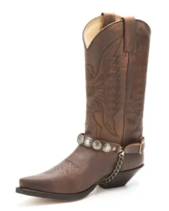 Arneses Marrones Para Botas Sendra Con Chapa Estrella Envejecida 11 Arneses Marrones Para Botas Sendra Con Chapa Estrella Envejecida -Moda Complementos Tienda 49 81 Marron EN3