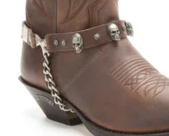 Arneses Marrones Sendra Con Calaveras Para Botas Western -Moda Complementos Tienda 49 92 Marron E1