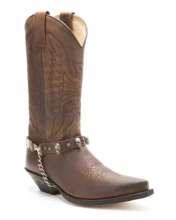 Arneses Marrones Sendra Con Calaveras Para Botas Western -Moda Complementos Tienda 49 92 Marron EN1