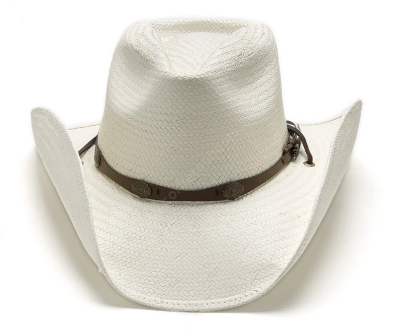 Sombrero Western Unisex Paja Blanda Color Blanco Crudo 1 Sombrero Western Unisex Paja Blanda Color Blanco Crudo