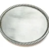 Hebilla Cinturón Lisa Para Grabar Plata Mate