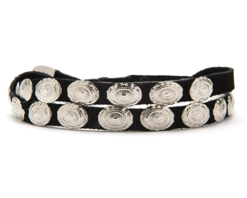 Cinta Para Sombrero Country Piel Girada Negra 2 Cinta Para Sombrero Country Piel Girada Negra - Imagen 2