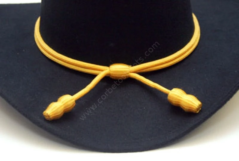 Cinta Sombrero Amarilla Para Recreación Uniforme Caballería Americana 1 Cinta Sombrero Amarilla Para Recreación Uniforme Caballería Americana