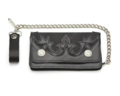 Cartera Con Cadena Sendra Combinación Doble Piel Negra -Moda Complementos Tienda 604 Florentic Negro Sprinter Negro