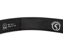 Cinto Cowboy Negro Unisex Piel De Cabra Y Serpiente Negra -Moda Complementos Tienda 7161 Cabra Brillo Piton Negro6