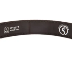 Cinto Cowboy Original Belts Cuero Co帽ac Y Marr贸n Con Piel Pit贸n Azul