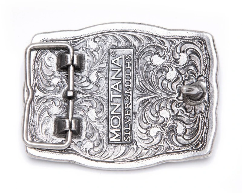 Montana Silversmiths Hebilla Patriótica Chapada En Plata Bandera USA Pintada 1 Montana Silversmiths Hebilla Patriótica Chapada En Plata Bandera USA Pintada