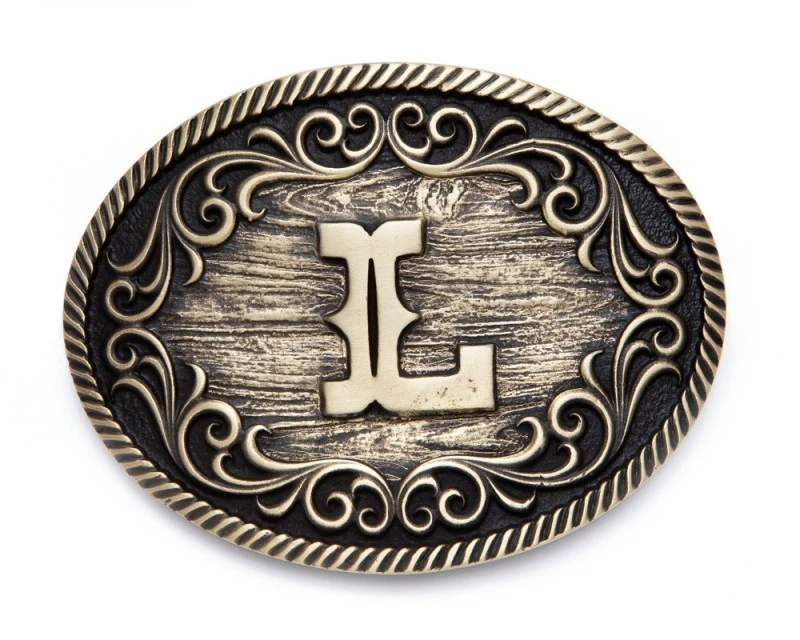 Hebilla Vaquera Iniciales Montana Silversmiths Letra L 1 Hebilla Vaquera Iniciales Montana Silversmiths Letra L