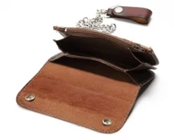 Cartera Americana Marrón Con Cadena Grabado Longhorn Y Paisaje Del Oeste 7 Cartera Americana Marrón Con Cadena Grabado Longhorn Y Paisaje Del Oeste -Moda Complementos Tienda AB412 65 Interior2