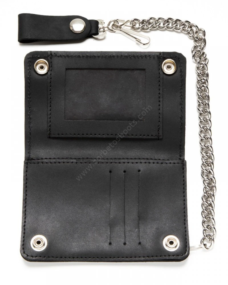 Cartera Con Cadena Negra Compacta Gran Espacio 2 Cartera Con Cadena Negra Compacta Gran Espacio - Imagen 2