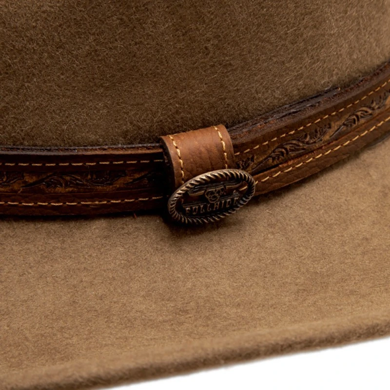 Sombrero Estilo Explorador Ala Corta Lana Color Caqui Bullhide Hats 1 Sombrero Estilo Explorador Ala Corta Lana Color Caqui Bullhide Hats