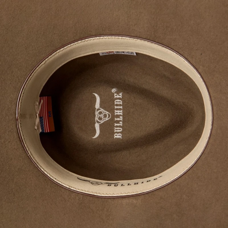 Sombrero Estilo Explorador Ala Corta Lana Color Caqui Bullhide Hats 3 Sombrero Estilo Explorador Ala Corta Lana Color Caqui Bullhide Hats - Imagen 3