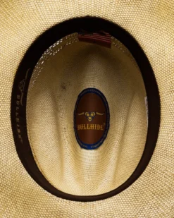 Sombrero Rústico Cowboy Paja Tostada Con Copa Texana 7 Sombrero Rústico Cowboy Paja Tostada Con Copa Texana -Moda Complementos Tienda FULL SPEED 4