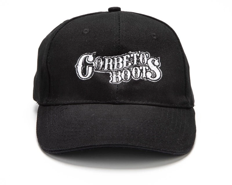 Gorra Negra Logo Bordado Corbetos Boots 3 Gorra Negra Logo Bordado Corbetos Boots - Imagen 3