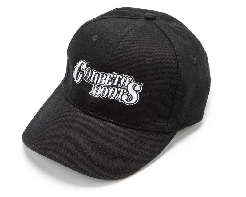 Gorra Negra Logo Bordado Corbetos Boots 1 Gorra Negra Logo Bordado Corbetos Boots