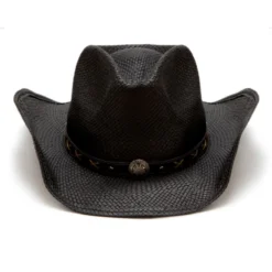 Sombrero De Campo Paja Negra Blanda Moldeable Con Protección Solar Extra -Moda Complementos Tienda Gunsmoke 2