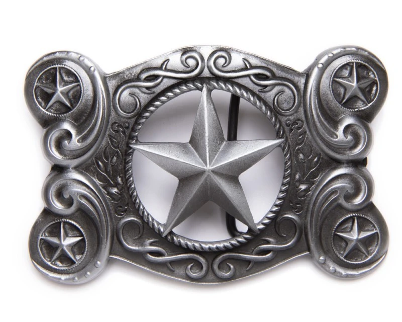 Hebilla Cowboy Vintage Cinco Estrellas Vaqueras Con Hueco Central 1 Hebilla Cowboy Vintage Cinco Estrellas Vaqueras Con Hueco Central