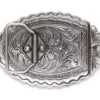 Hebilla Cowboy Unisex Con Filigranas Vaqueras Y Borde En Forma De Herradura