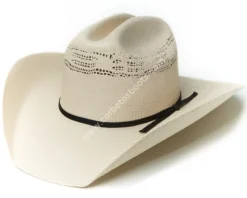 Sombrero Blanco Western Copa Calada Paja Endurecida Blanca 8 Sombrero Blanco Western Copa Calada Paja Endurecida Blanca -Moda Complementos Tienda Pho 01 E 1 1