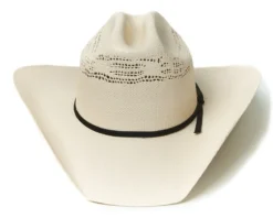 Sombrero Blanco Western Copa Calada Paja Endurecida Blanca 9 Sombrero Blanco Western Copa Calada Paja Endurecida Blanca -Moda Complementos Tienda Pho 01 E 3