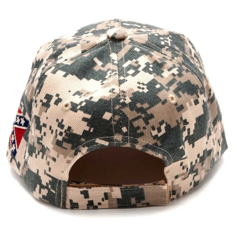 Gorra De Camuflaje Rebel Pride Con Bandera Confederada Bordada 4 Gorra De Camuflaje Rebel Pride Con Bandera Confederada Bordada - Imagen 4