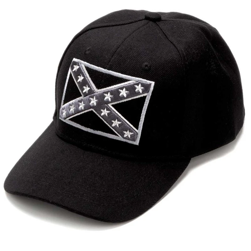 Gorra Negra Bandera Sudista Bordada Estilo Beisbolera Con Talla Ajustable 3 Gorra Negra Bandera Sudista Bordada Estilo Beisbolera Con Talla Ajustable - Imagen 3