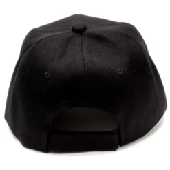 Gorra Negra Bandera Sudista Bordada Estilo Beisbolera Con Talla Ajustable