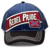 Gorra Trucker Azul Confederada Con Banda Rebel Pride Bandera Dixie