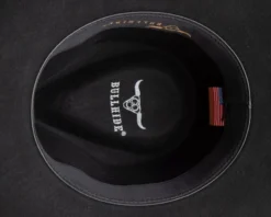 Sombrero Cowboy Negro Deformable Para Hombre Y Mujer Copa Puntiaguda