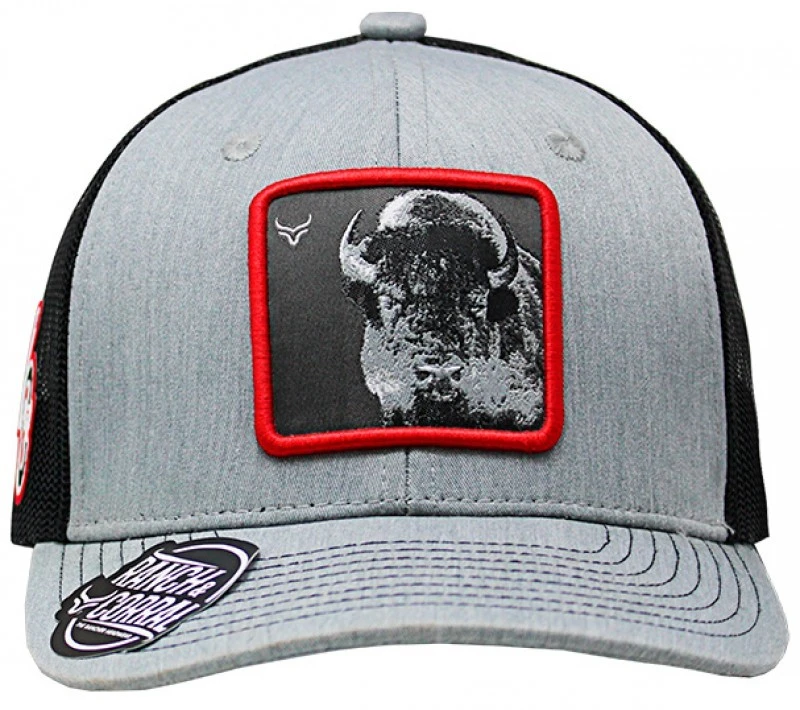 Gorra Camionera Ranch & Corral Parche Bordado Bisonte